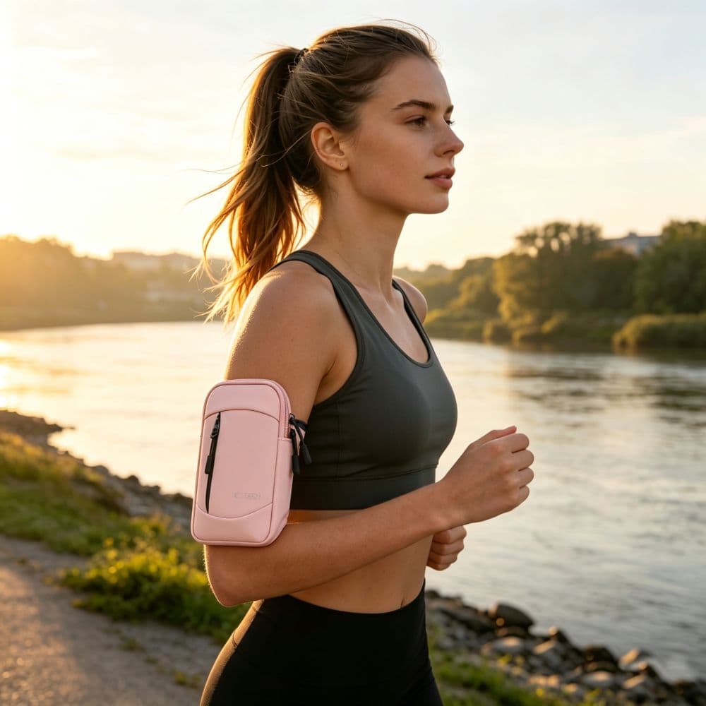 ΤΣΑΝΤΑΚΙ ΓΙΑ ΤΡΕΞΙΜΟ TECH-PROTECT M6 UNIVERSAL SPORT ΡΟΖ 6