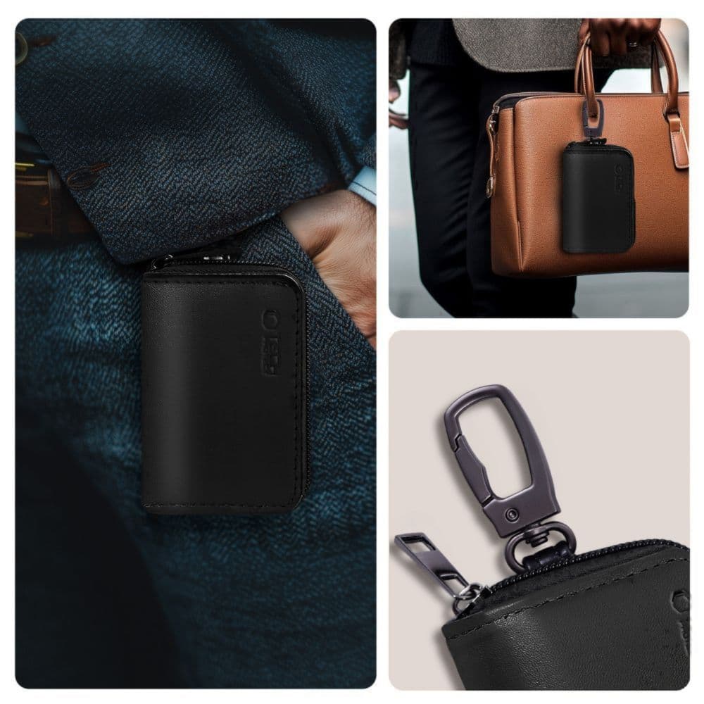 Θήκη Faraday Tech-Protect KLR300 χωρίς κλειδί, μπλοκάρισμα σήματος RFID, μαύρη 6
