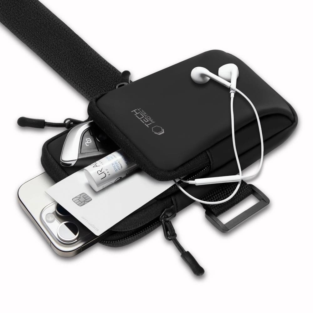 TECH-PROTECT M7 UNIVERSAL SPORT ΤΣΑΝΤΑΚΙ ΜΠΡΑΤΣΟΥ ΜΑΥΡΟ 6