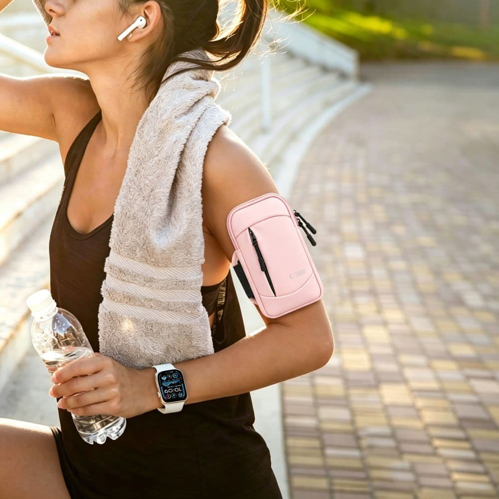 ΤΣΑΝΤΑΚΙ ΓΙΑ ΤΡΕΞΙΜΟ TECH-PROTECT M6 UNIVERSAL SPORT ΡΟΖ 7