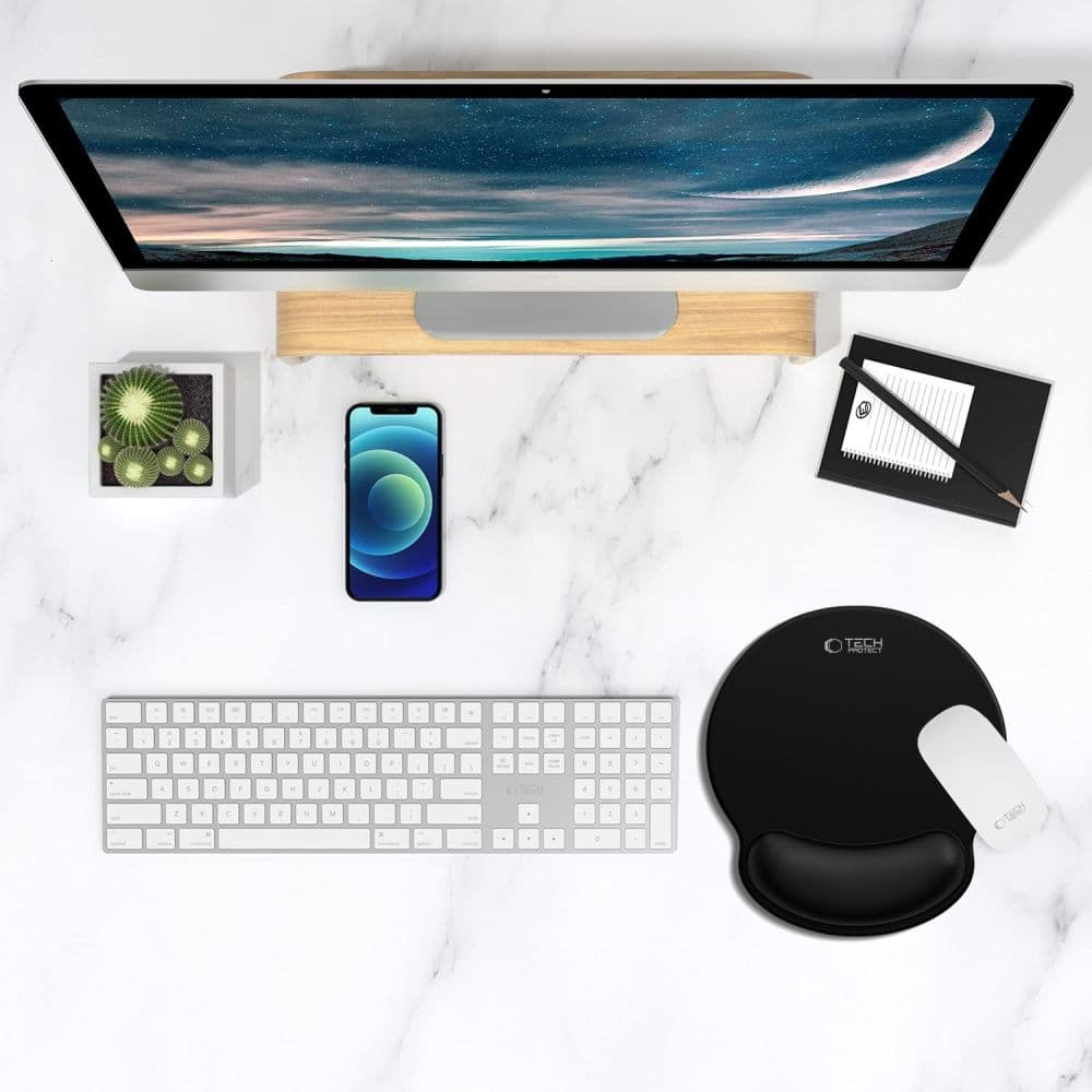TECH-PROTECT A200 MOUSEPAD GEL 25 x 22,5CM ΜΑΥΡΟ 7