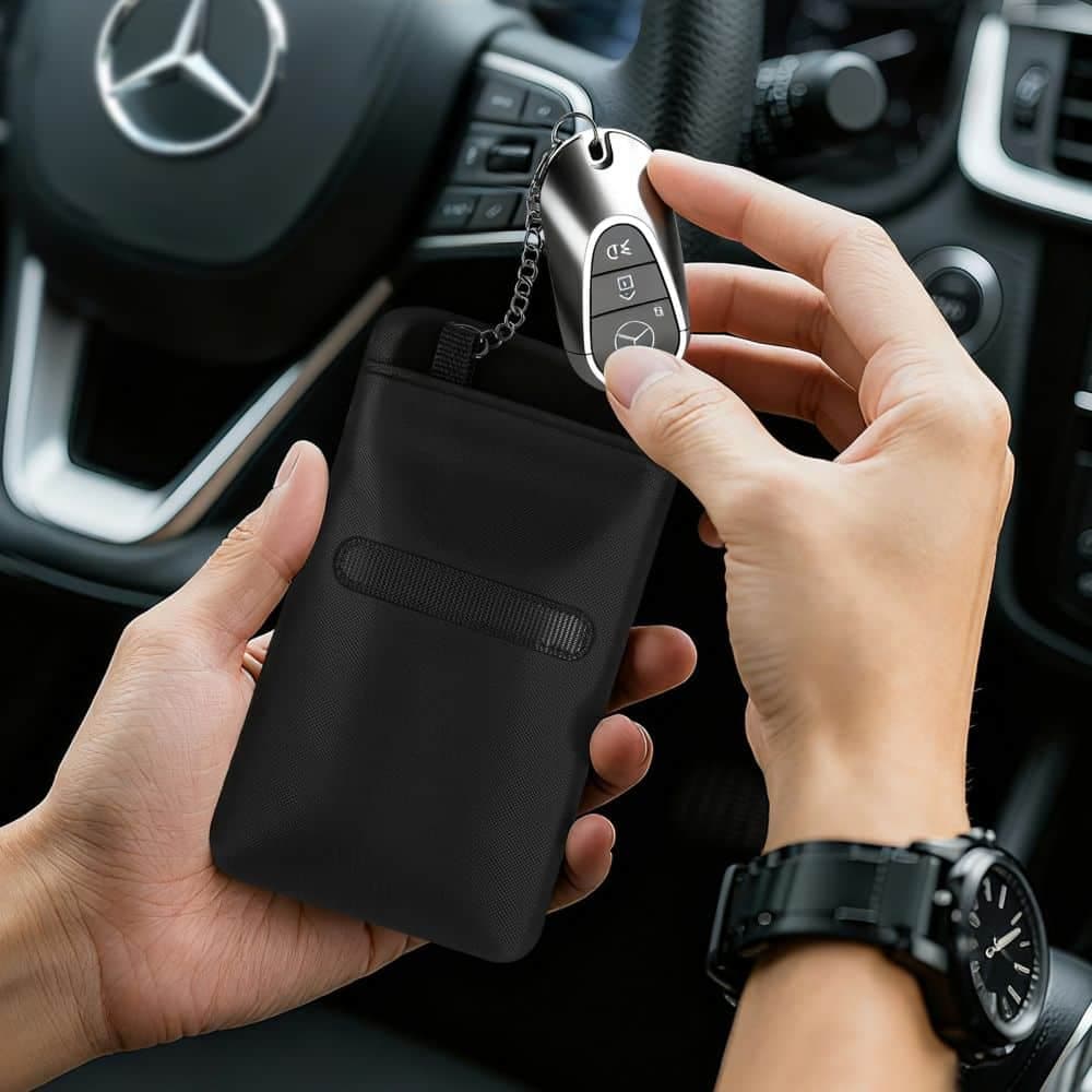 Θήκη Tech-Protect KLR400 χωρίς κλειδί, μπλοκάρισμα σήματος RFID, μαύρη 7