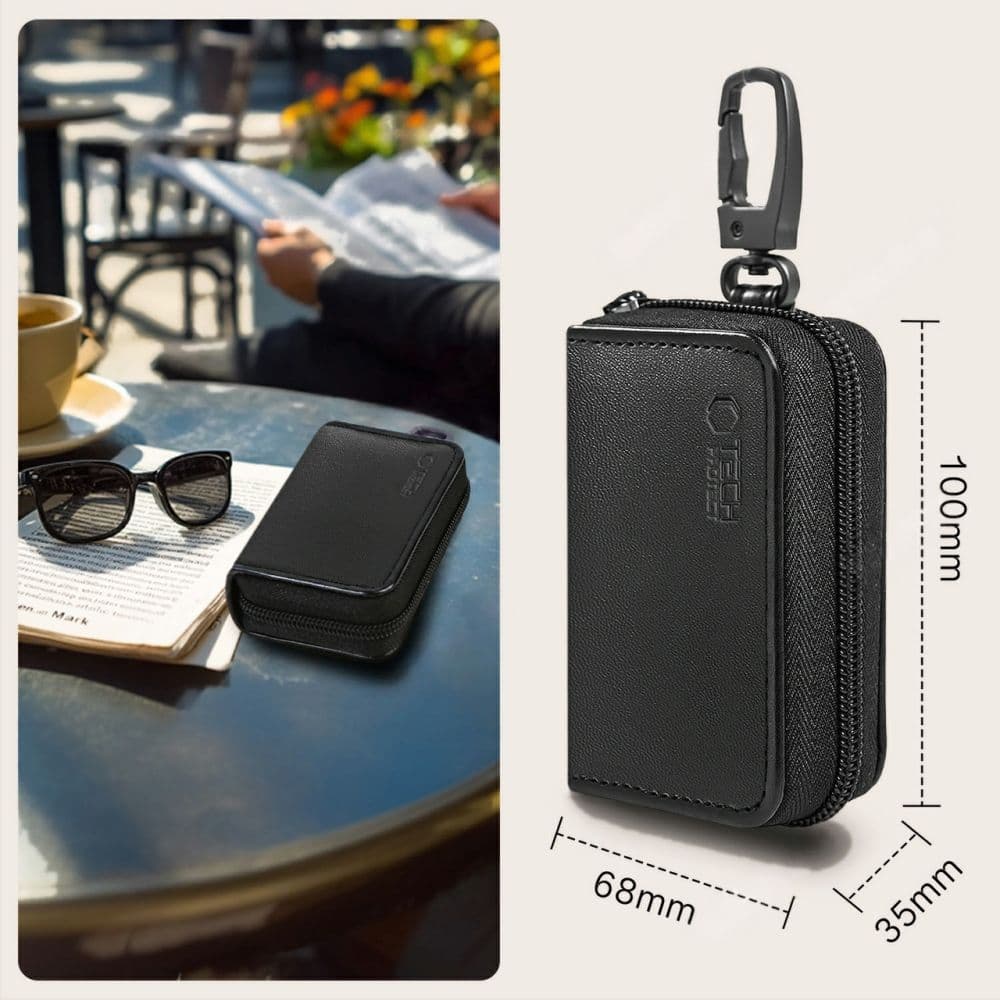 Θήκη Faraday Tech-Protect KLR300 χωρίς κλειδί, μπλοκάρισμα σήματος RFID, μαύρη 7