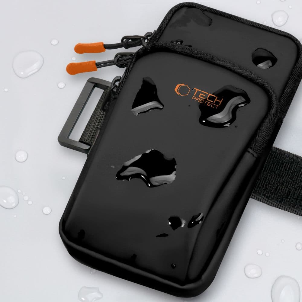 TECH-PROTECT M7 UNIVERSAL SPORT ΤΣΑΝΤΑΚΙ ΜΠΡΑΤΣΟΥ ΜΑΥΡΟ/ΠΟΡΤΟΚΑΛΙ 7