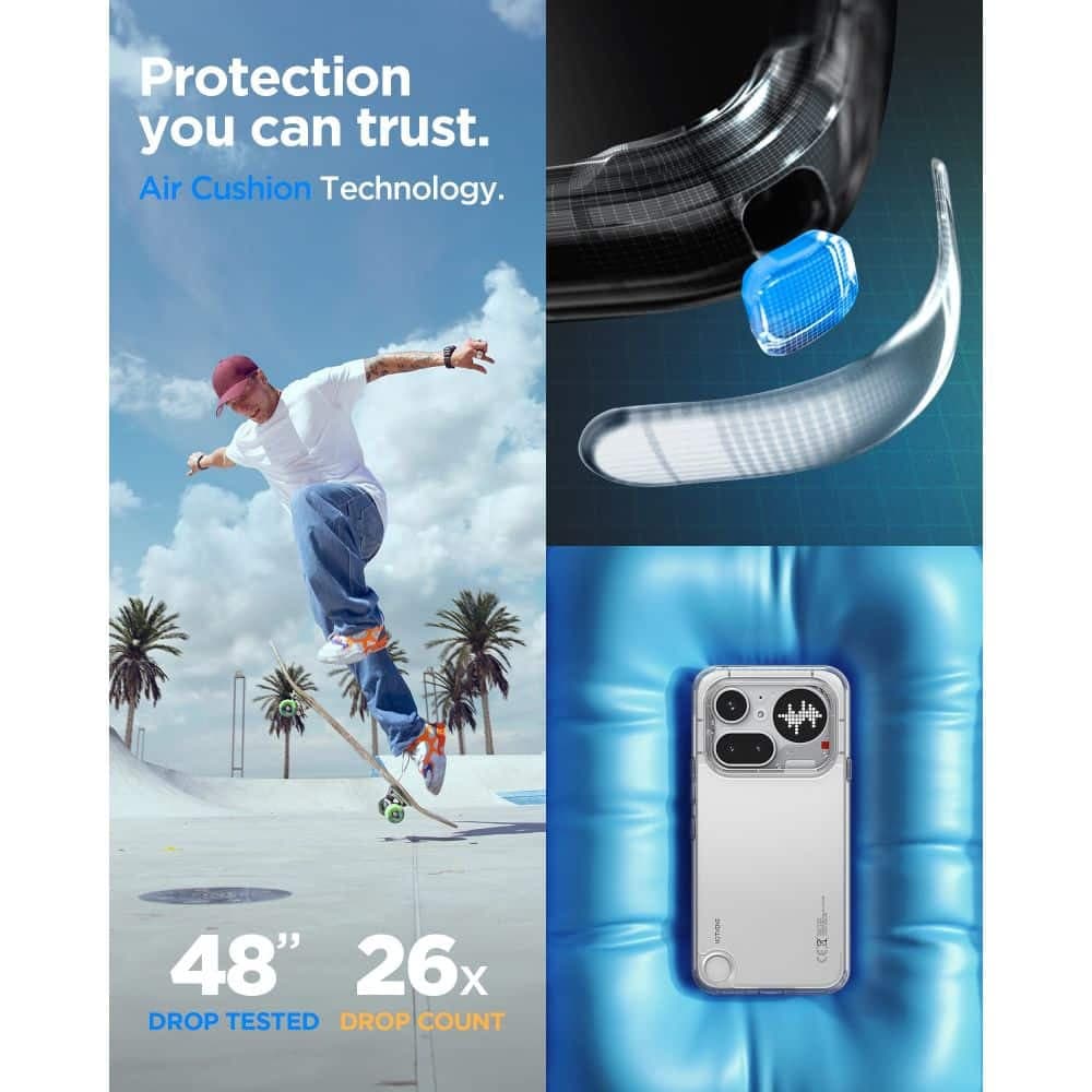 Spigen Ultra Hybrid - θήκη για Nothing Phone (4a) Pro - Διάφανο 7