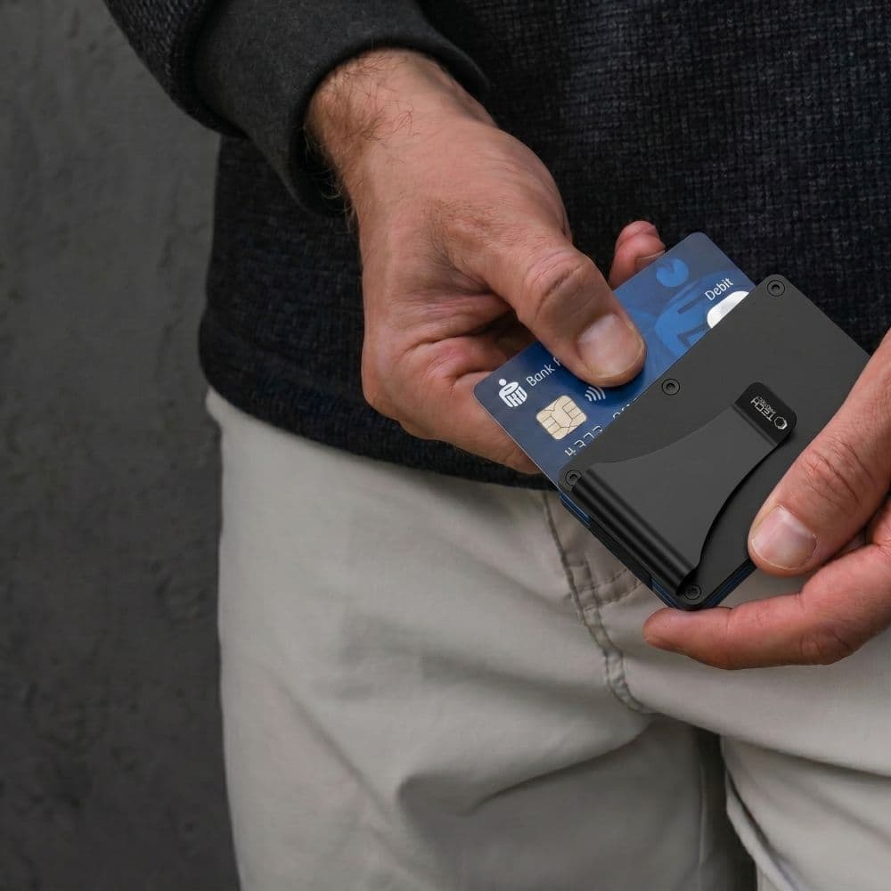 Πορτοφόλι με κάρτα RFID TECH-PROTECT THORN, μαύρο 7