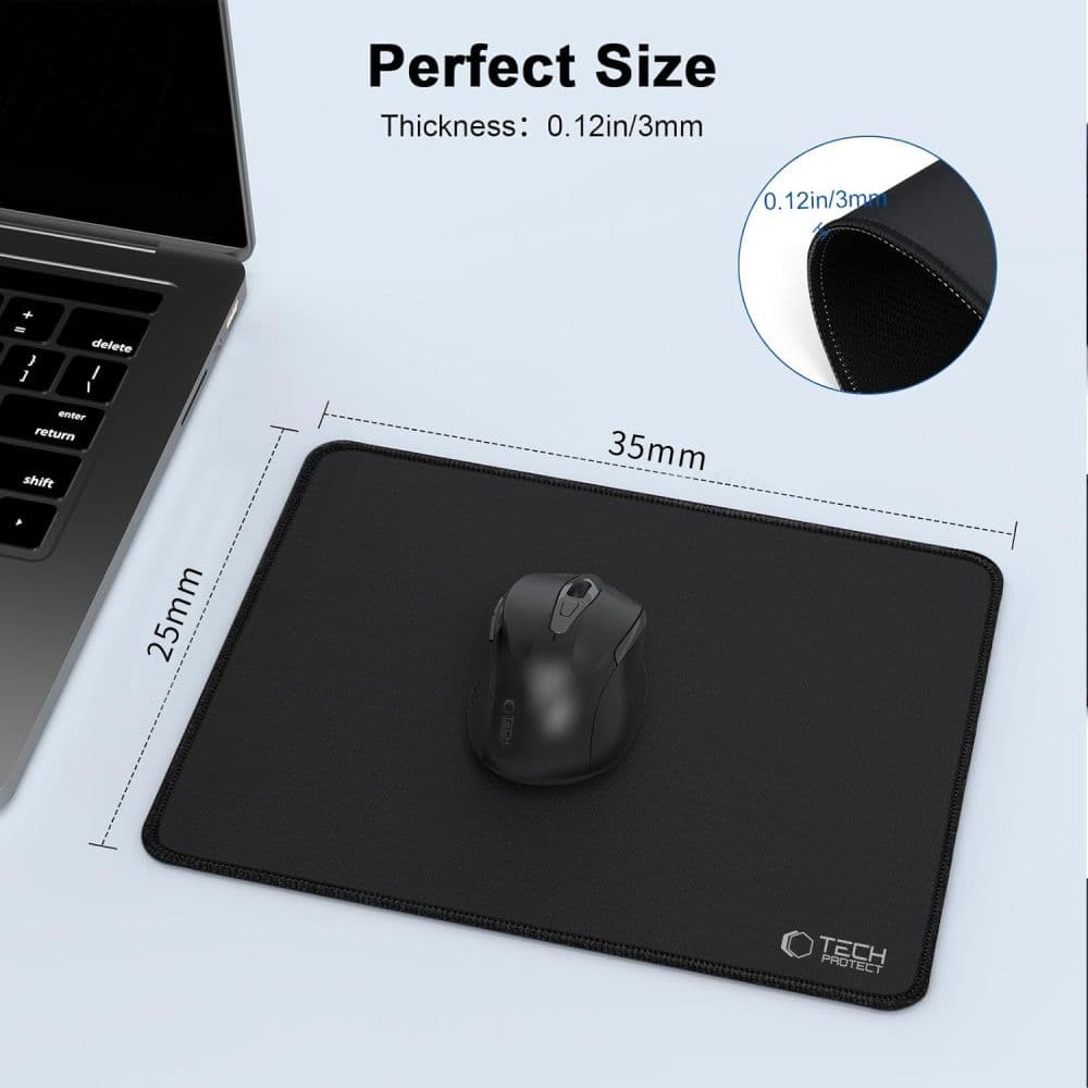 TECH-PROTECT A100 MOUSEPAD 35 x 25CM ΜΑΥΡΟ 8