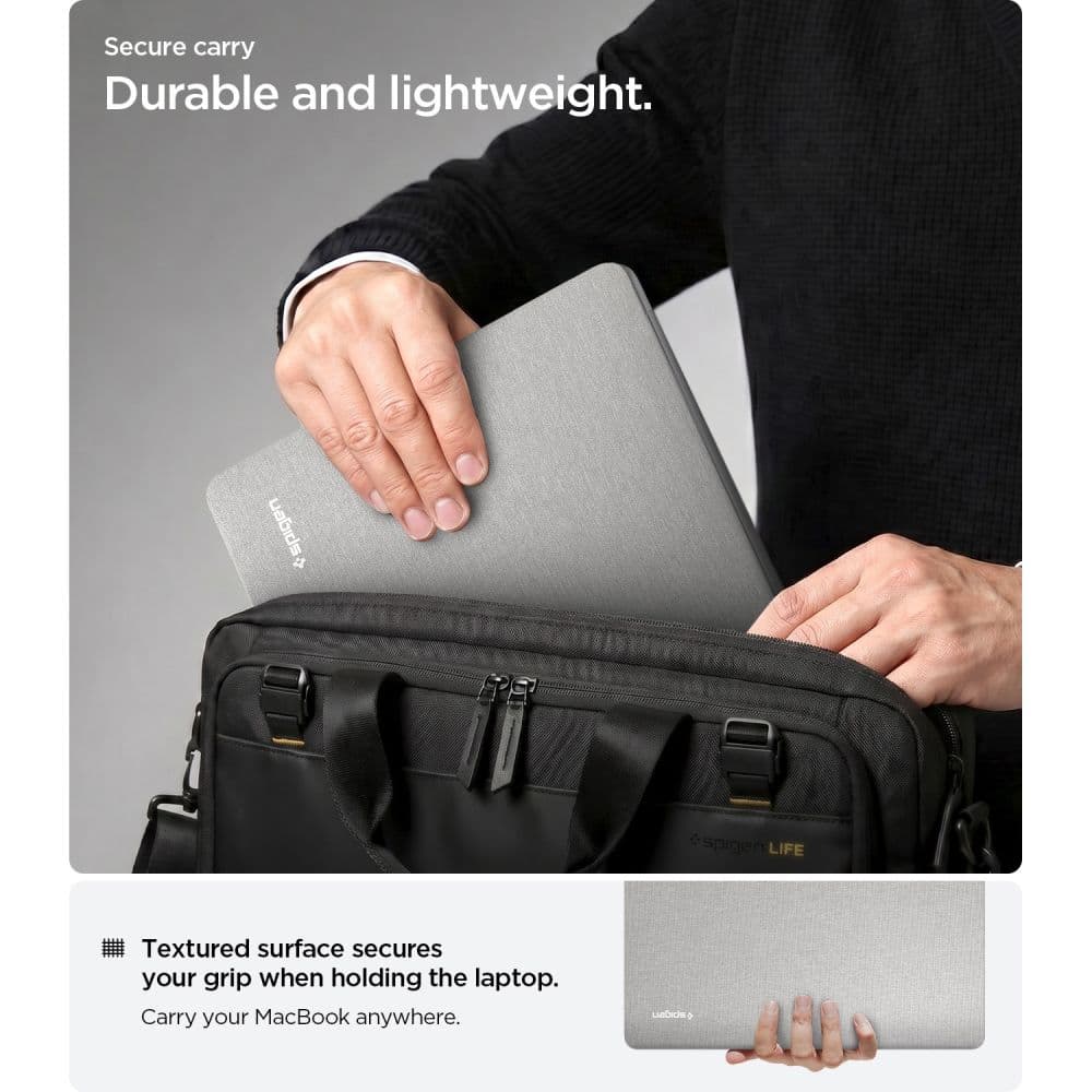 Spigen Urban Fit για MacBook Pro 14 M1-M5 / M5 Pro / M5 Pro Max 2021-2026 - Χρώμα Γκρι 8