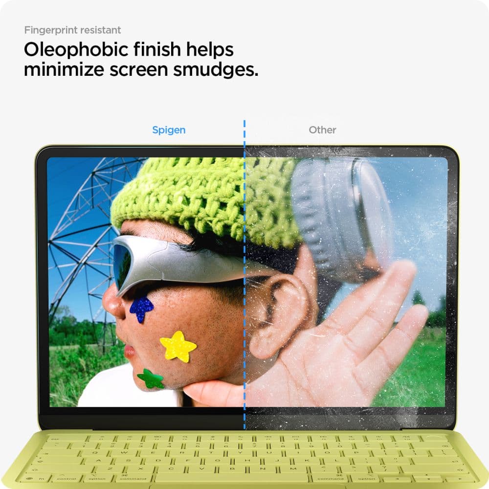 Σκληρυμένο γυαλί Spigen Glas.tR Slim FC για MacBook Neo 13 2026 Μαύρο 8