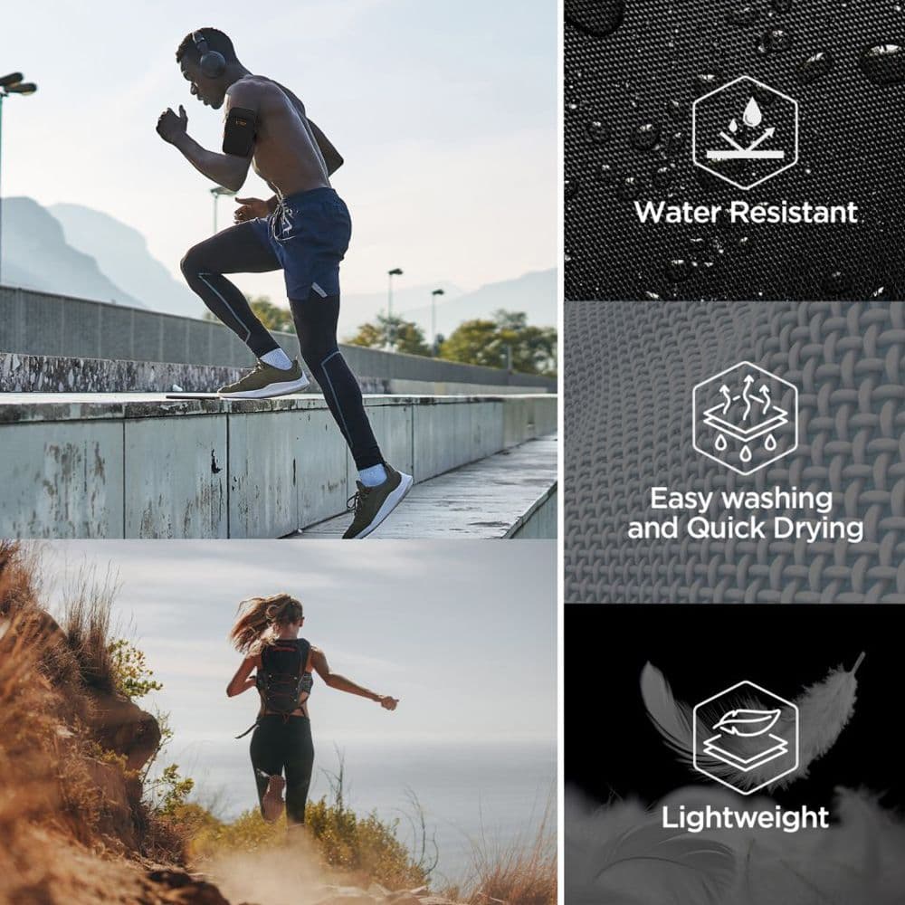 TECH-PROTECT M7 UNIVERSAL SPORT ΤΣΑΝΤΑΚΙ ΜΠΡΑΤΣΟΥ ΜΑΥΡΟ/ΠΟΡΤΟΚΑΛΙ 9