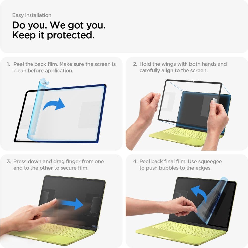 Σκληρυμένο γυαλί Spigen Glas.tR Slim FC για MacBook Neo 13 2026 Μαύρο 10