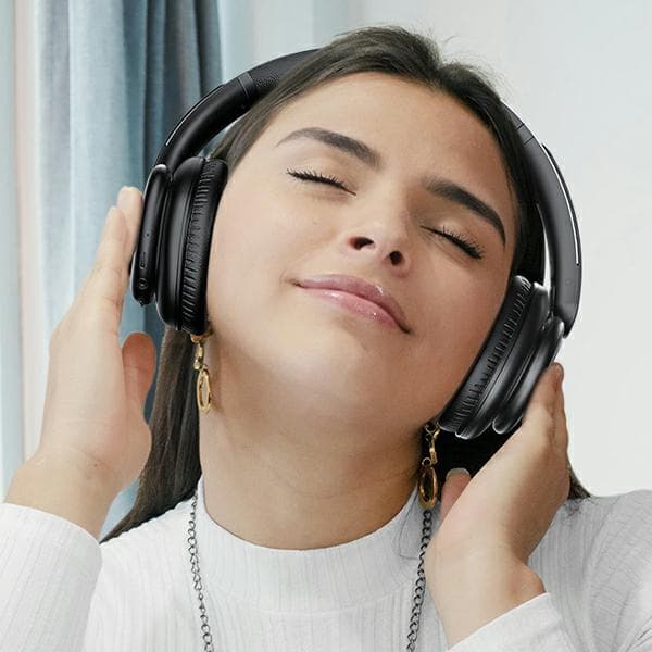 Ακουστικά Bluetooth AWEI A996 Pro ANC Over-Ear, μαύρα 3