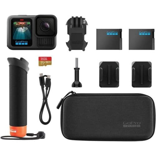 Κάμερα δράσης GoPro HERO13 μαύρη 27 MPx 5.3K 60fps Πακέτο αξεσουάρ, μαύρη EU 4