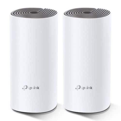 Δρομολογητής Wi-Fi TP-Link Deco E4 AC1200 (συσκευασία 2), 1200Mbps, LAN/WAN, 802.11ac, Λευκό EU