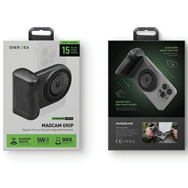 ENERGEA Photo Grip με ενσωματωμένο Power Bank Magear MagCam Grip Black MagSafe PG-MAGCAMGRIP-BL 9