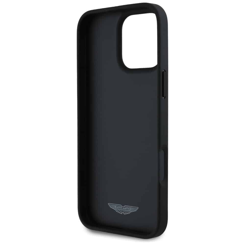 Aston Martin HC Leather Victory Design - θήκη για Apple iPhone 16 Pro Max - Μαύρο 7