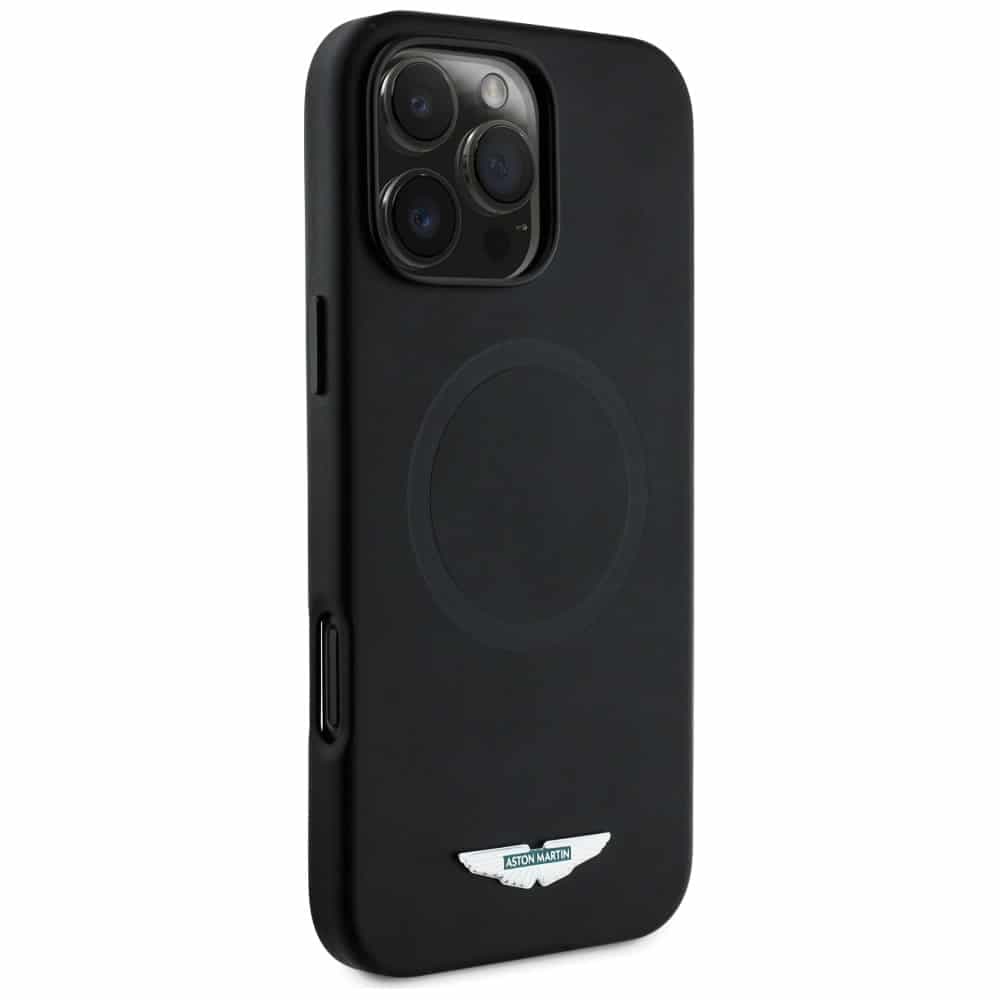 Aston Martin HC FW Logo - θήκη για Apple iPhone 16 Pro Max - Μαύρο 4