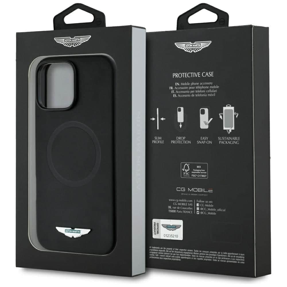 Aston Martin HC FW Logo - θήκη για Apple iPhone 16 Pro Max - Μαύρο 8