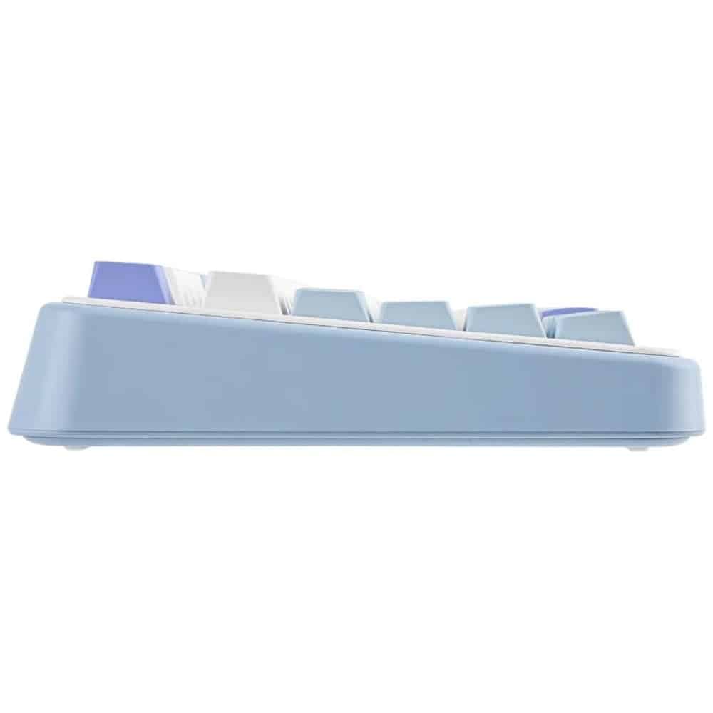 Μηχανικό πληκτρολόγιο Epomaker TH99 Creamy Jade Switch λευκό-μπλε 5