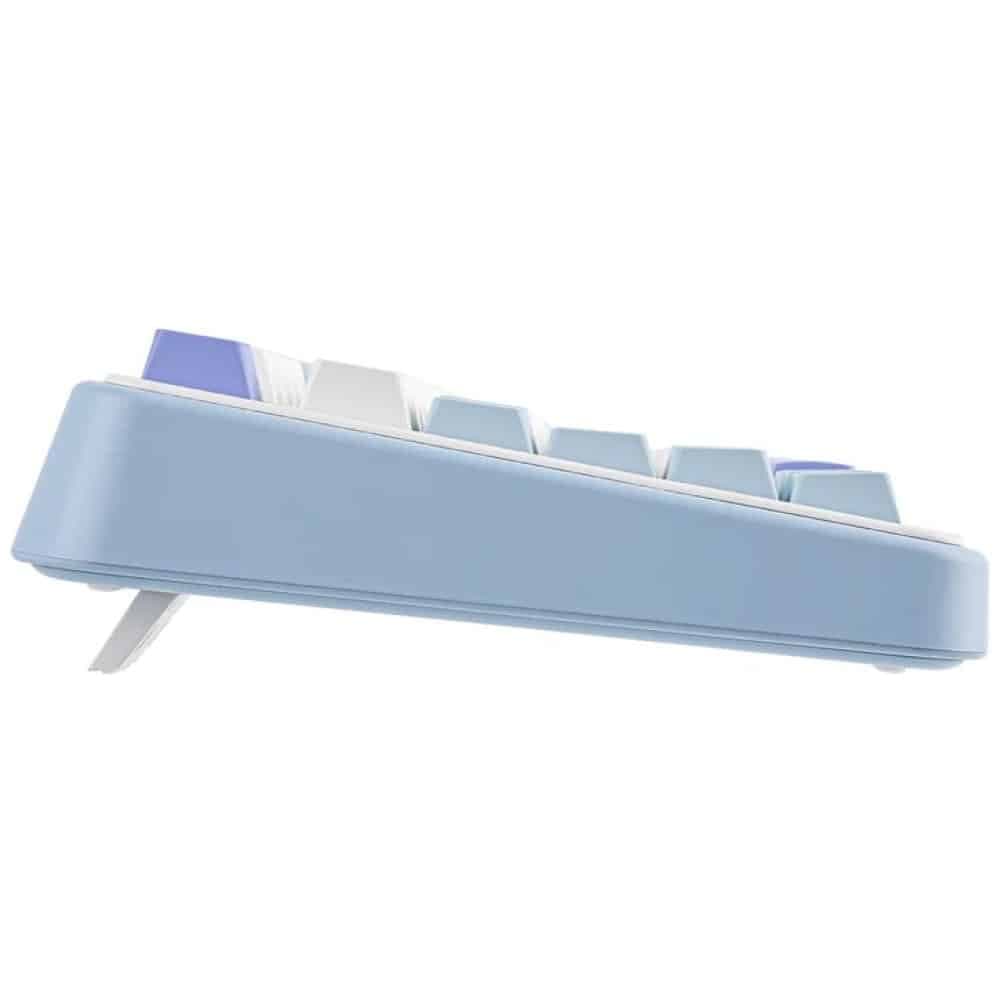Μηχανικό πληκτρολόγιο Epomaker TH99 Creamy Jade Switch λευκό-μπλε 6