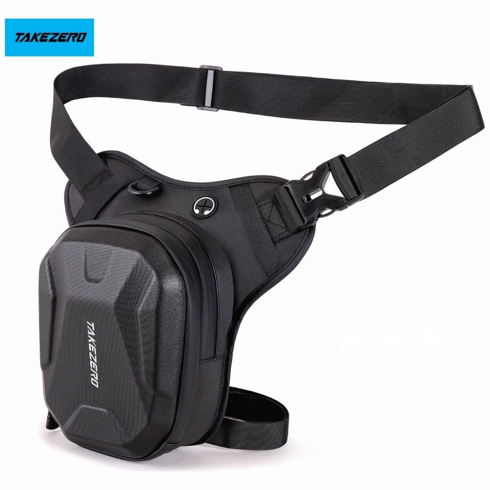Τσάντα ποδιών μοτοσικλέτας TAKEZERO MTX2 2.5L μαύρη 2