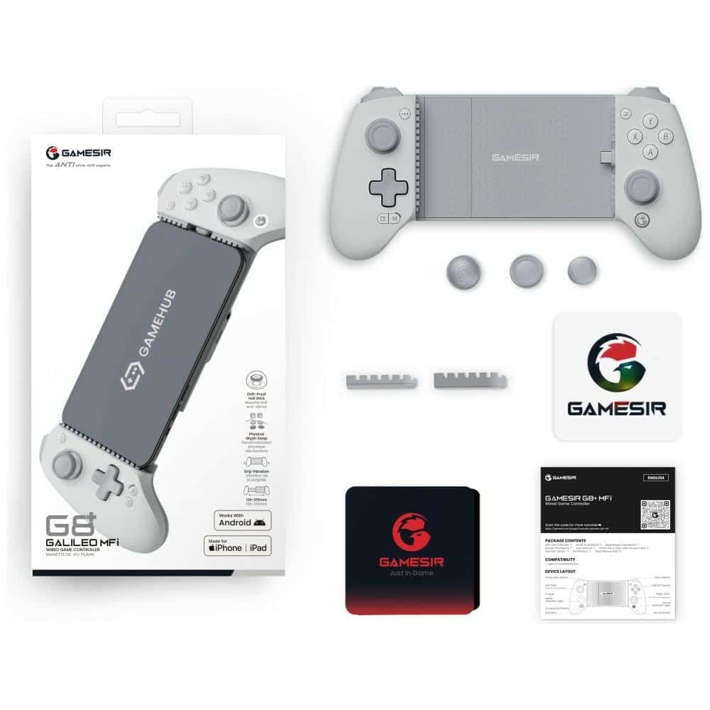 Γενικός ελεγκτής Bluetooth για κινητές συσκευές GameSir G8+ λευκό 9