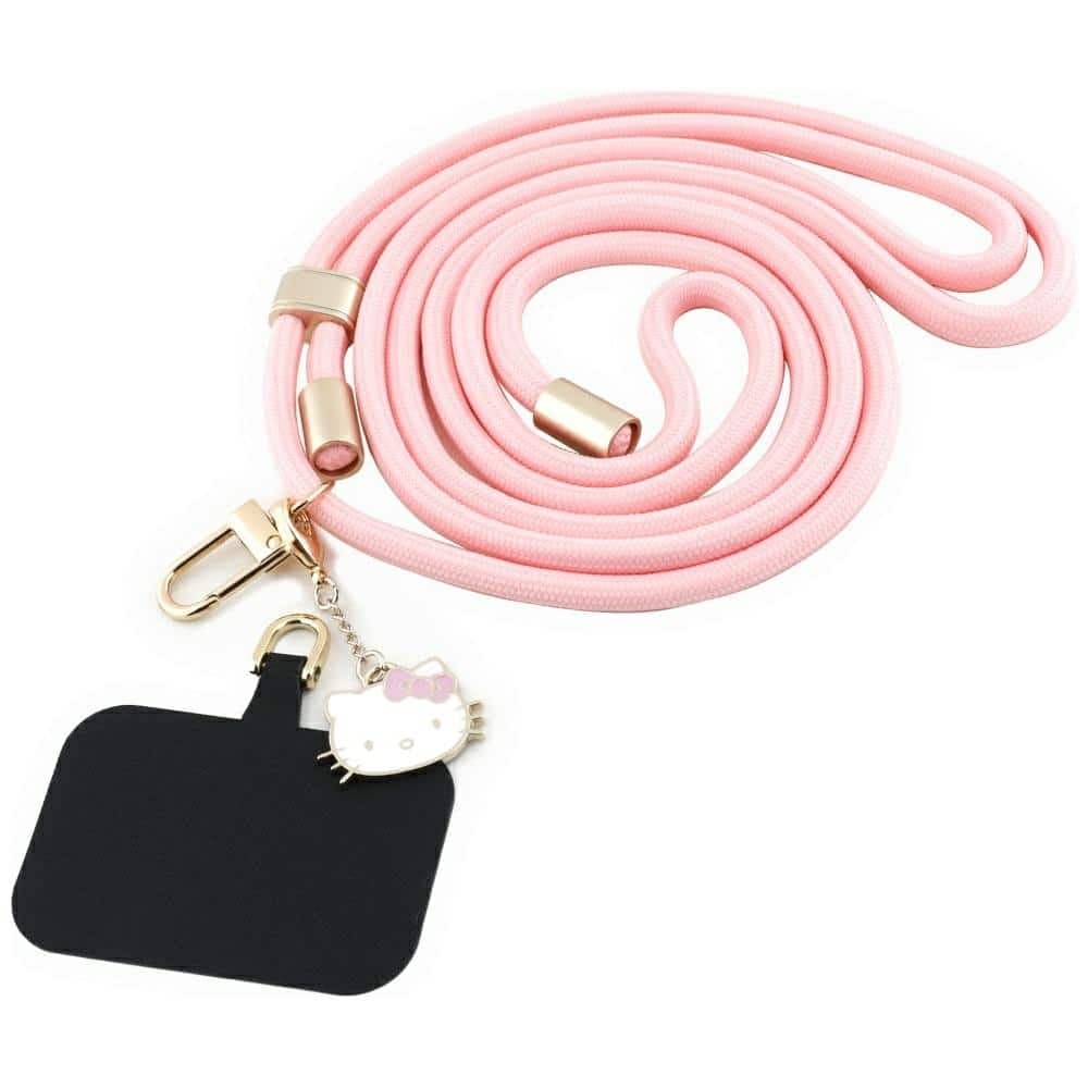 Κορδόνι τηλεφώνου Hello Kitty Patch & Kitty Head Charm Universal, ροζ