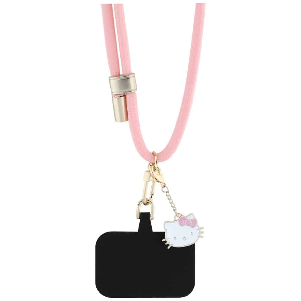 Κορδόνι τηλεφώνου Hello Kitty Patch & Kitty Head Charm Universal, ροζ 3
