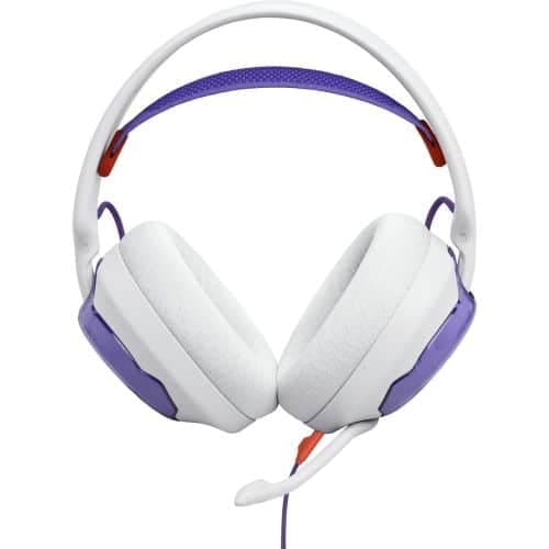 Ακουστικά JBL Quantum 250 με ενσύρματο gaming και μικρόφωνο, λευκό EU 2