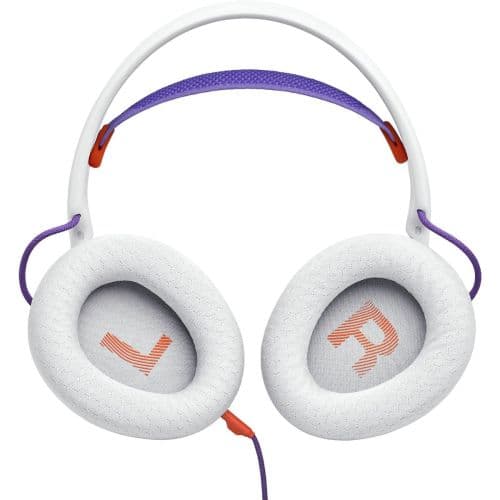 Ακουστικά JBL Quantum 250 με ενσύρματο gaming και μικρόφωνο, λευκό EU 3