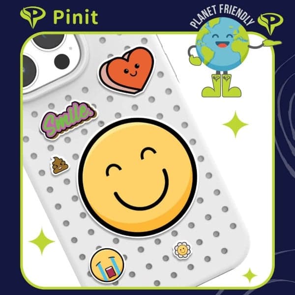 Καρφίτσα Emoji Pinit για θήκη Pinit Pattern 1 2