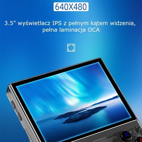 Κονσόλα Anbernic RG35XX Plus ημιδιαφανής μαύρη 5