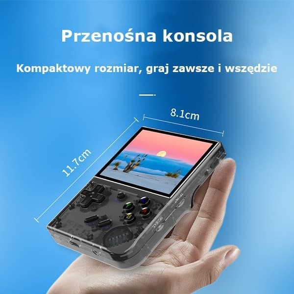 Κονσόλα Anbernic RG35XX Plus ημιδιαφανής μαύρη 9