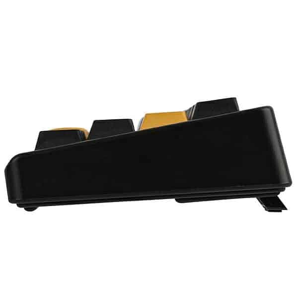 Μηχανικό πληκτρολόγιο Epomaker TH40 Wisteria Γραμμικός διακόπτης μαύρο-χρυσό 4