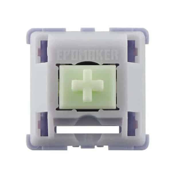 Μηχανικό πληκτρολόγιο Epomaker TH40 Wisteria Γραμμικός διακόπτης μαύρο-χρυσό 8