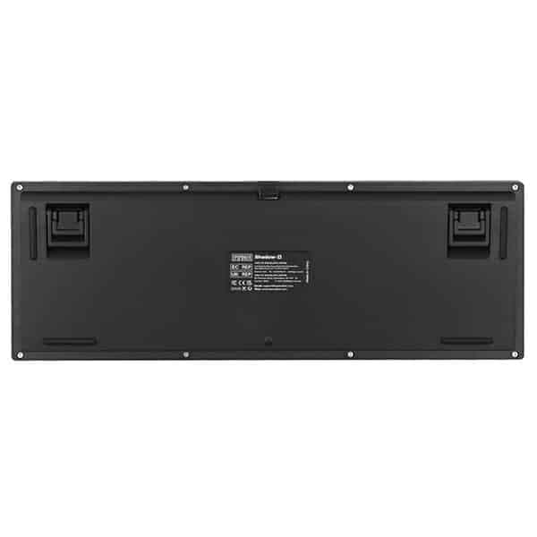 Μηχανικό πληκτρολόγιο Epomaker Shadow-X Flamingo Switch μαύρο-ασημί 4