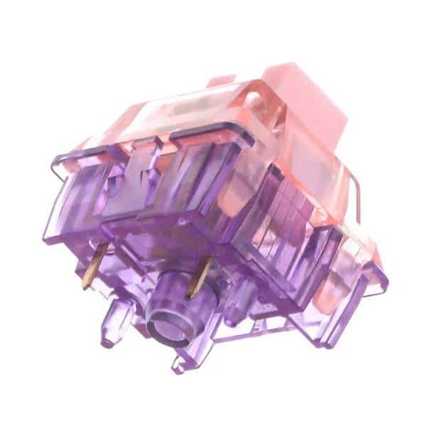 Μηχανικό πληκτρολόγιο Epomaker RT65 Flamingo Switch γκρι-λευκό 8