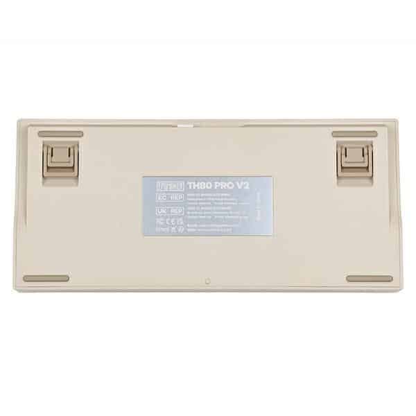 Μηχανικό πληκτρολόγιο Epomaker TH80 Pro V2 Wisteria Linear Switch λευκό 2