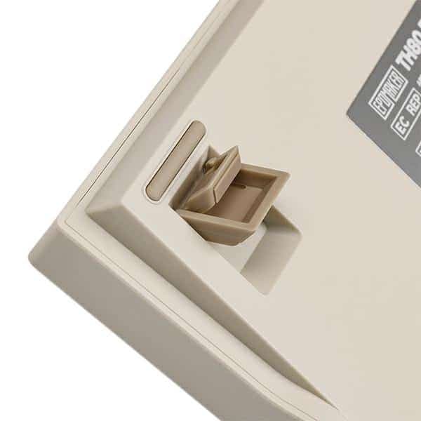 Μηχανικό πληκτρολόγιο Epomaker TH80 Pro V2 Wisteria Linear Switch λευκό 3