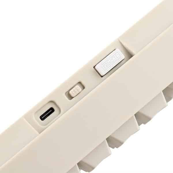 Μηχανικό πληκτρολόγιο Epomaker TH80 Pro V2 Wisteria Linear Switch λευκό 5