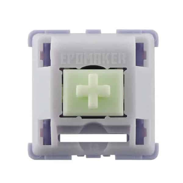 Μηχανικό πληκτρολόγιο Epomaker TH80 Pro V2 Wisteria Linear Switch λευκό 9