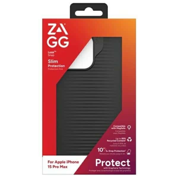 Θήκη ZAGG Luxe Snap για iPhone 15 Pro Max μαύρη 4