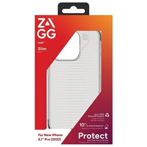 Θήκη ZAGG Luxe Snap για iPhone 15 Pro Διαφανής 9