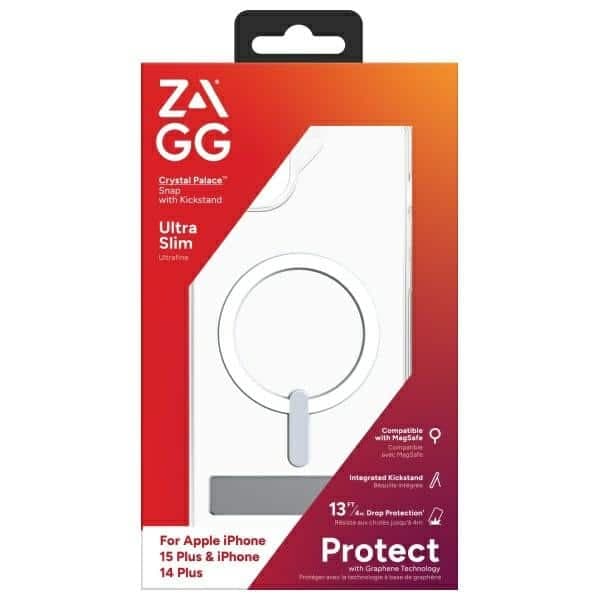 ZAGG Crystal Palace Snap - θήκη για Apple iPhone 15 Plus - Διάφανο 10