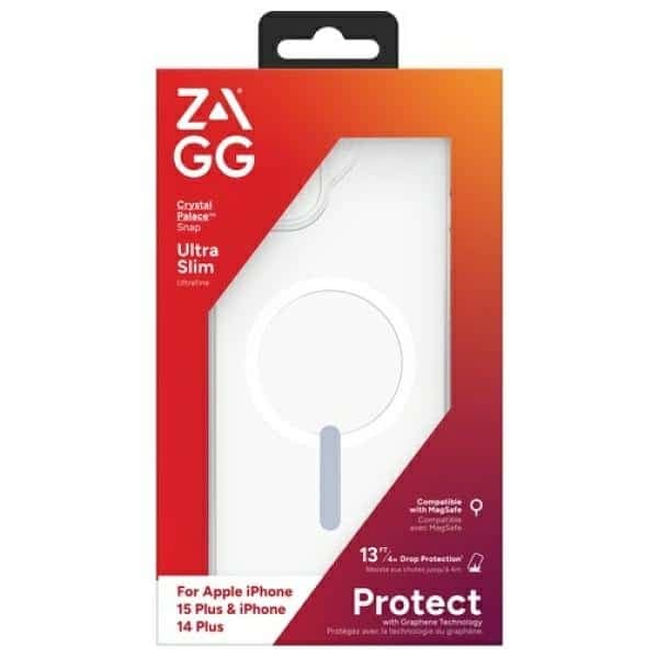 ZAGG Crystal Palace Snap - θήκη για Apple iPhone 14 Plus / 15 - Διάφανο 5