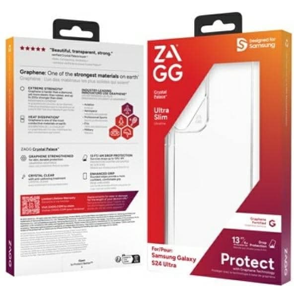 ZAGG Crystal Palace - θήκη για Samsung Galaxy S24 Ultra - Διάφανο 3