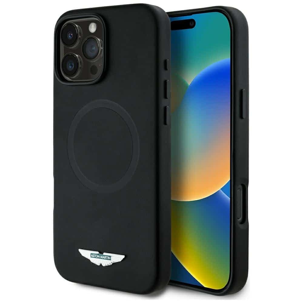 Aston Martin HC FW Logo - θήκη για Apple iPhone 16 Pro - Μαύρο