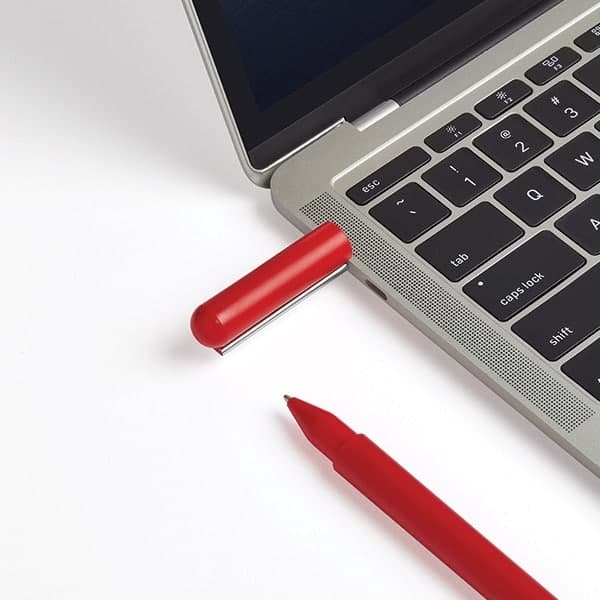 Στυλό Lexon C-Pen με μονάδα flash USB-C 32GB σκούρο κόκκινο LS101DR 5