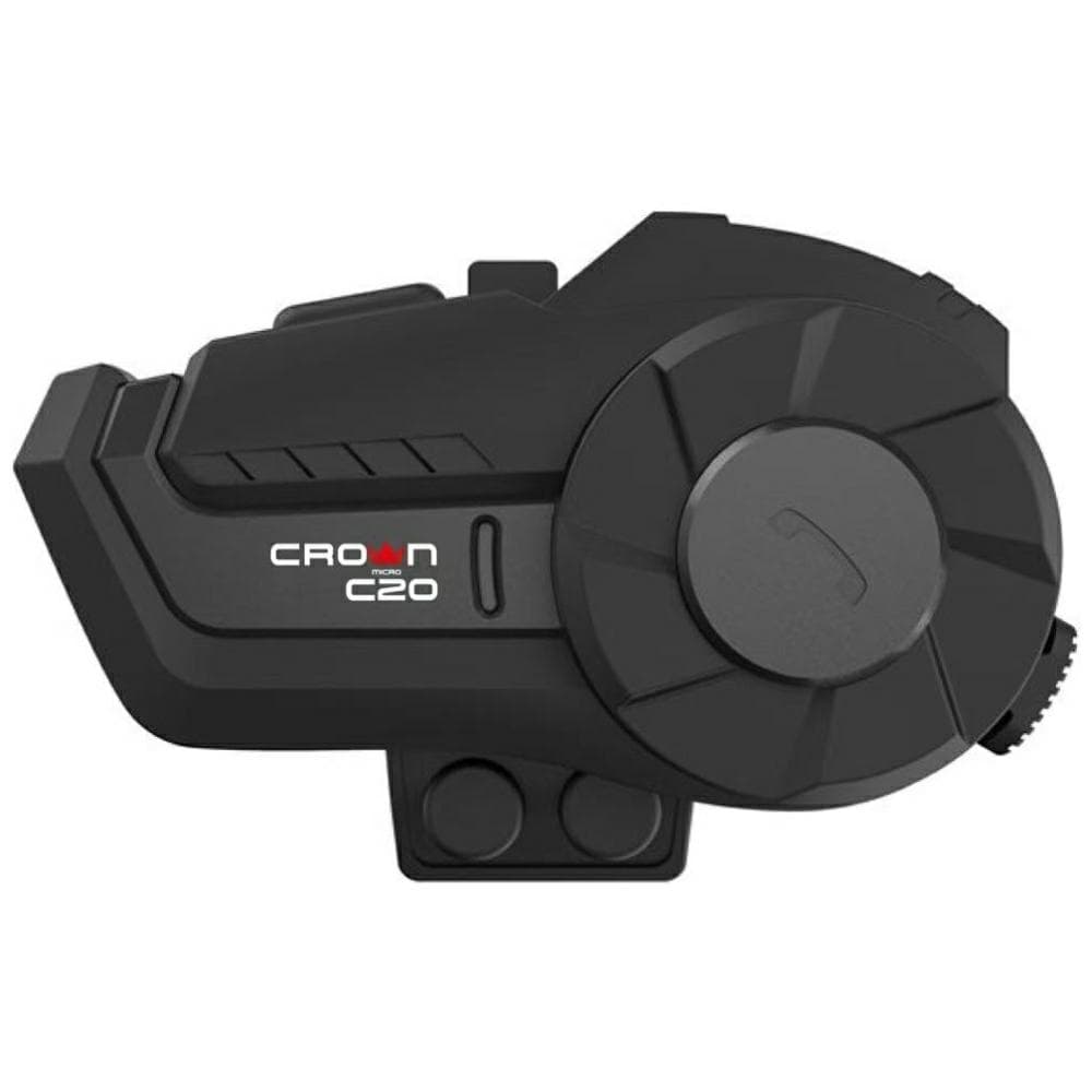 Ενδοεπικοινωνία μοτοσικλέτας Crown C20 Bluetooth 5.1 μαύρο