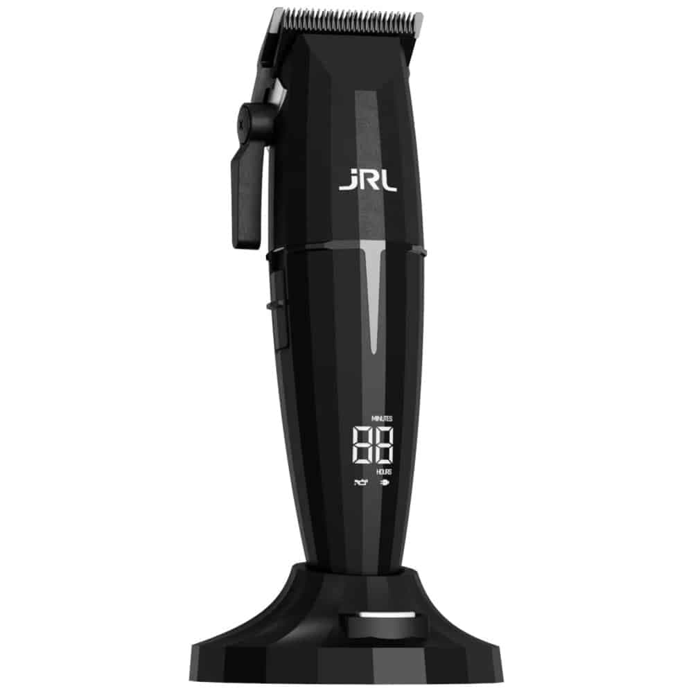Σετ 2 σε 1 JRL Onyx Clipper + Trimmer Onyx με δύο σταθμούς φόρτισης, μαύρο 3